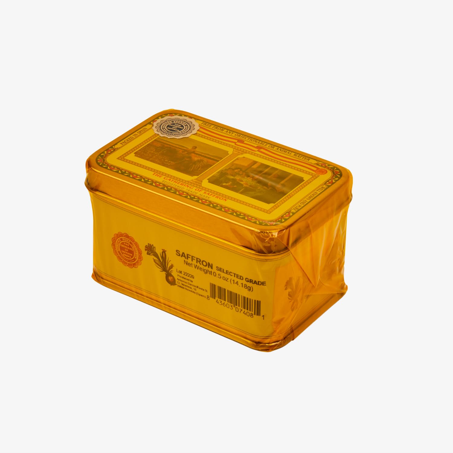 The Gathering Of Saffron, 1/2 Oz (14.18 Grams) Superior Saffron Threads Premium grade Saffron Spice for Paella, Risotto, Tea's, and all Culinary Uses