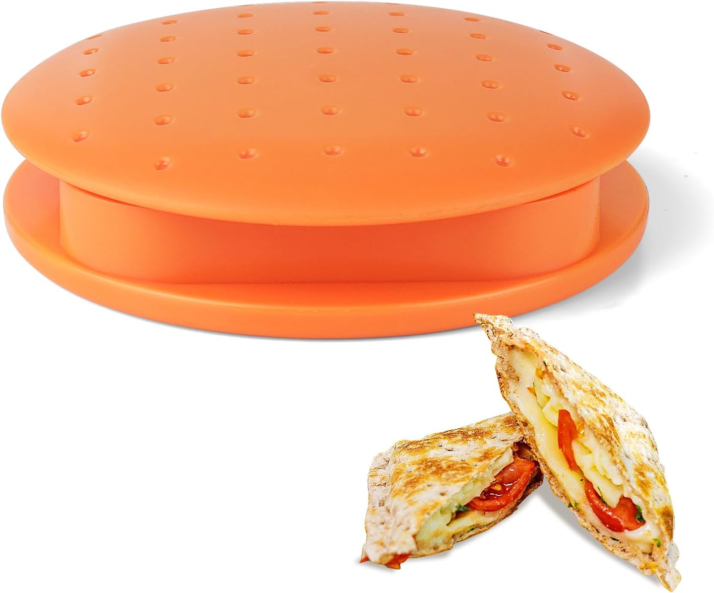 Crimp Wrap Maker,Toasties Maker for Thins Crimp Sandwich Maker Hamburger Model Snack Maker Designed for Thin Bread Make Healthy Toasted Snacks