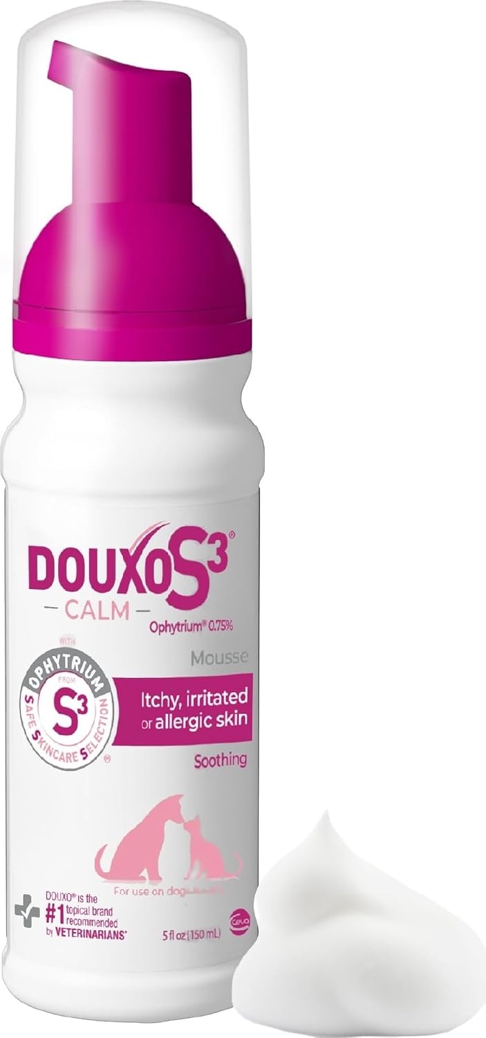Douxo S3 Calm Itch Soothing Mousse for Dogs & Cats