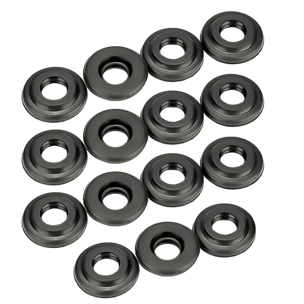 KIMISS Car Seal Gasket, Auto Engine Valve Cover Gasket Set, Bolt Seals Kit for E46 E39 E60 E65 E66 E53 E83, 11121726537 11121437395
