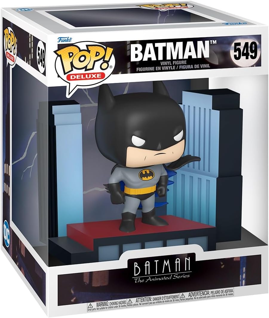 Funko Pop! Deluxe: BTAS - Batman - Animated Batman - Vinyl Collectible Figure - Gift Idea - Official Merchandise - Toy for Children and Adults - TV Fans - Model Figure for Collectors and Display