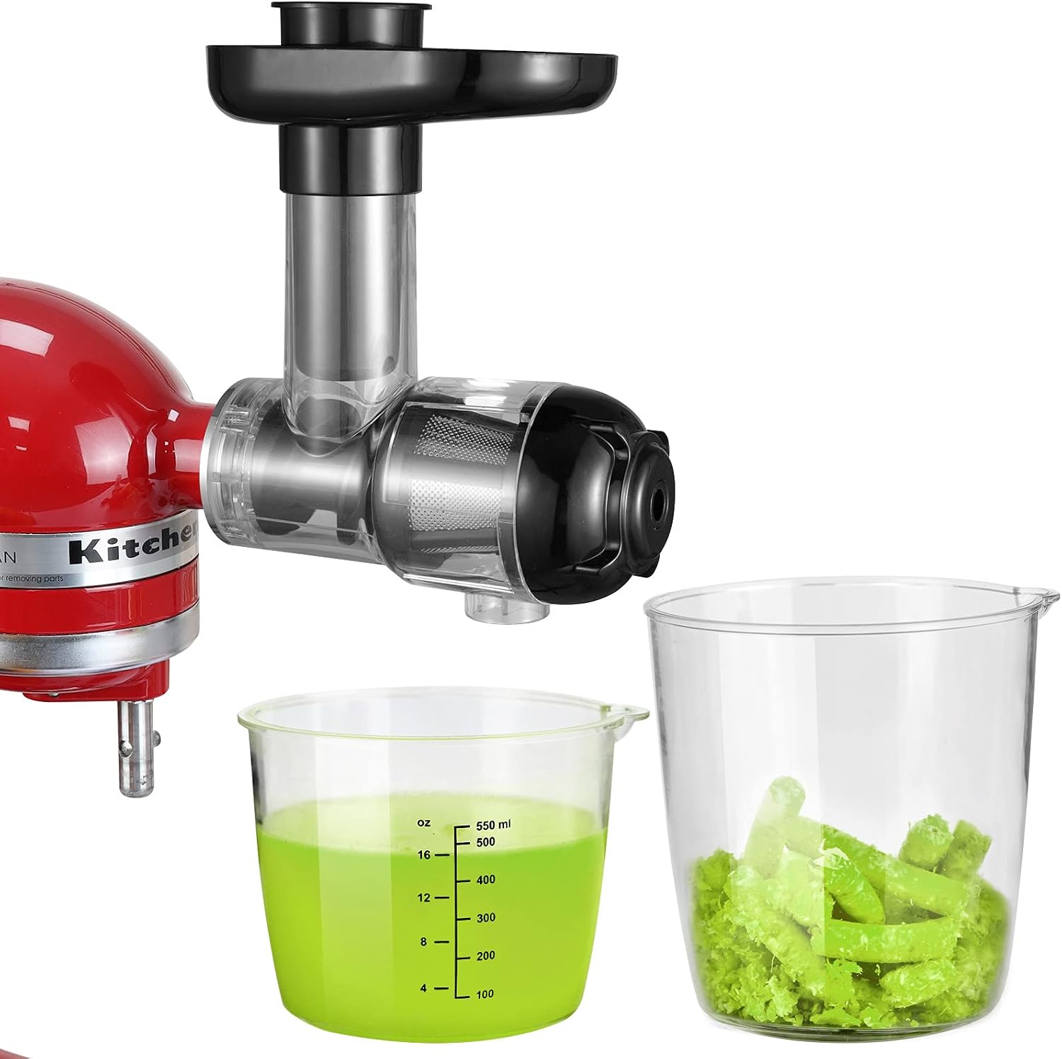 Gdrtwwh Juicer Attachment for All KitchenAid Stand Mixer, Slow Juicer Citrus Juicer Accessories, Chew Juicer Attachment Vegetable and Fruit