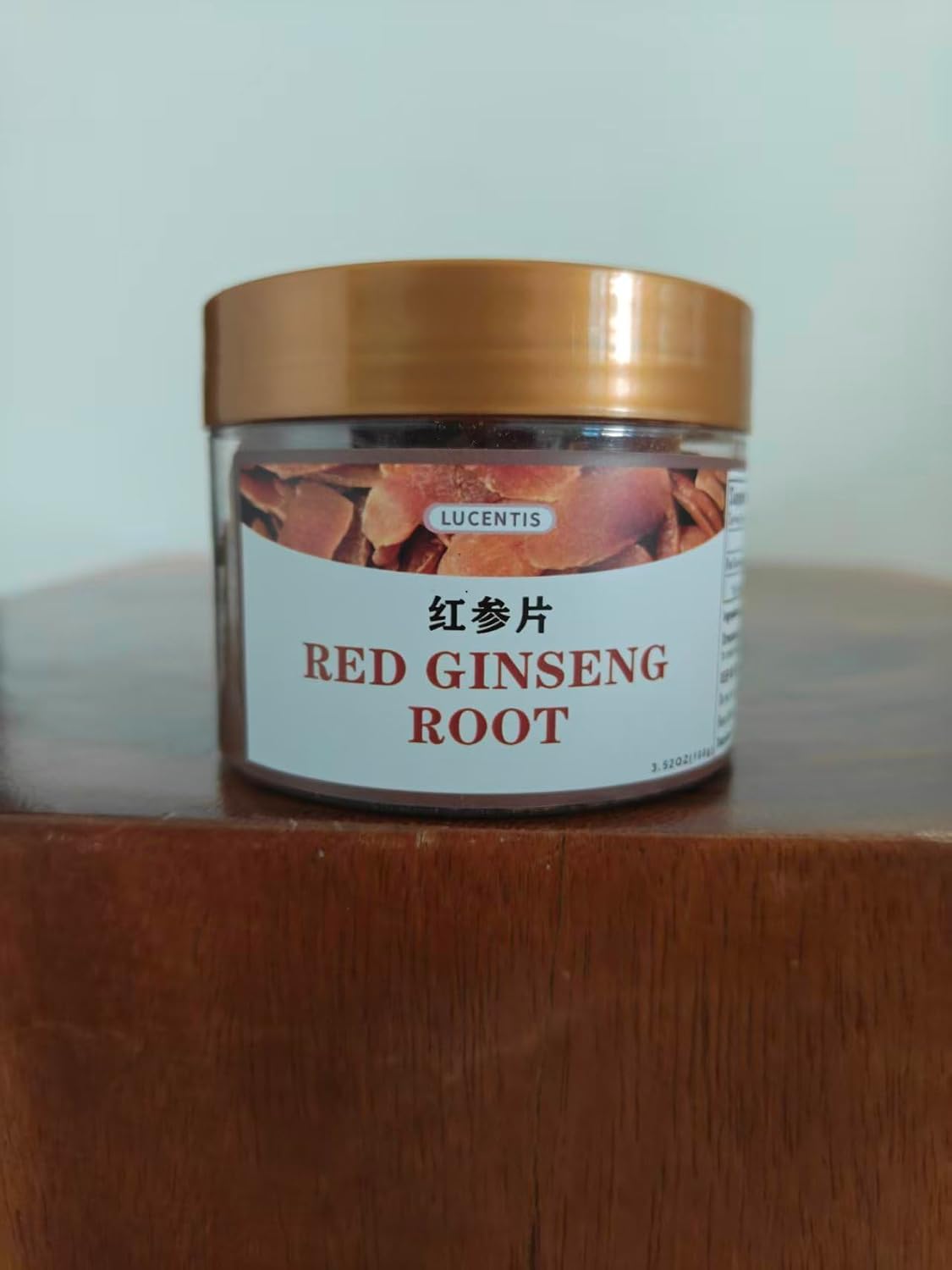 Red Ginseng Root Slices (红参片) | Hong Shen | Panax Ginseng | Herbal Tea Ingredient | 100g / 3.53oz