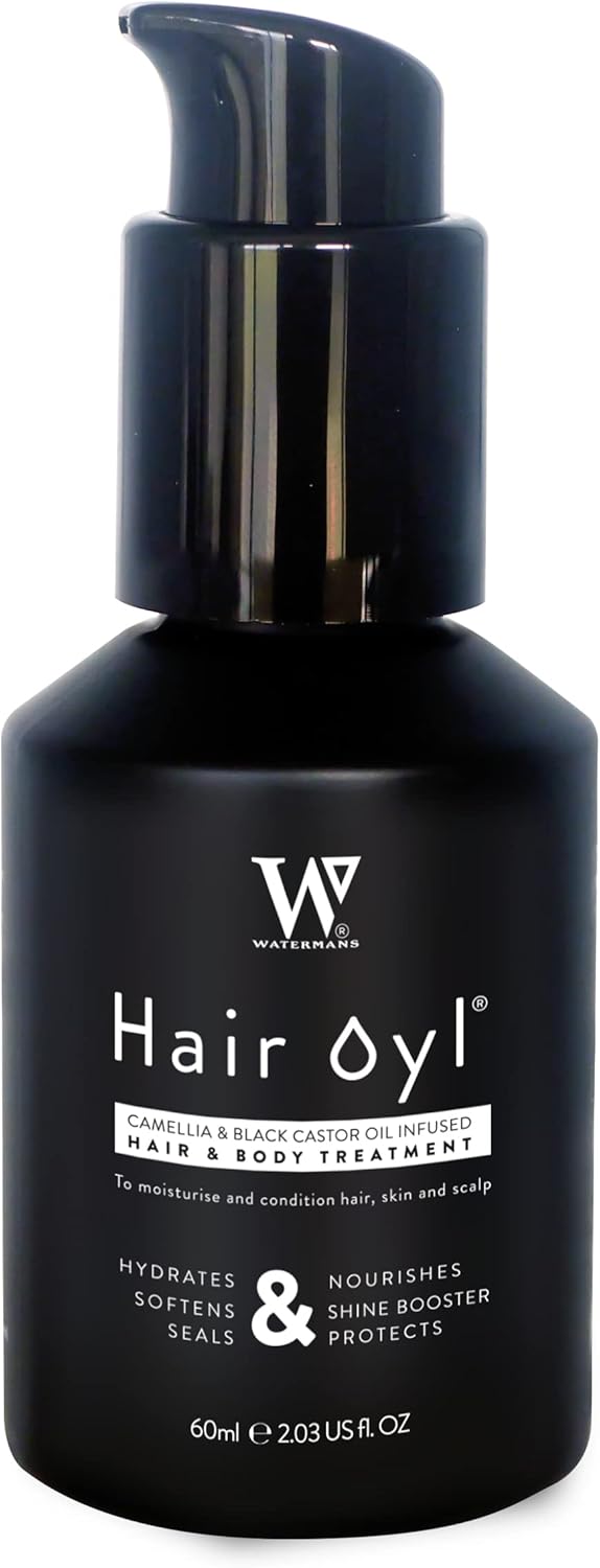 Hair Growth Oil 100% Natural Hair Oil with Camellia Oil, Black Castor Oil Effective Thickening Gloss Mask & Hair Loss Treatment. Duel Use for Hair and Body Hydration.