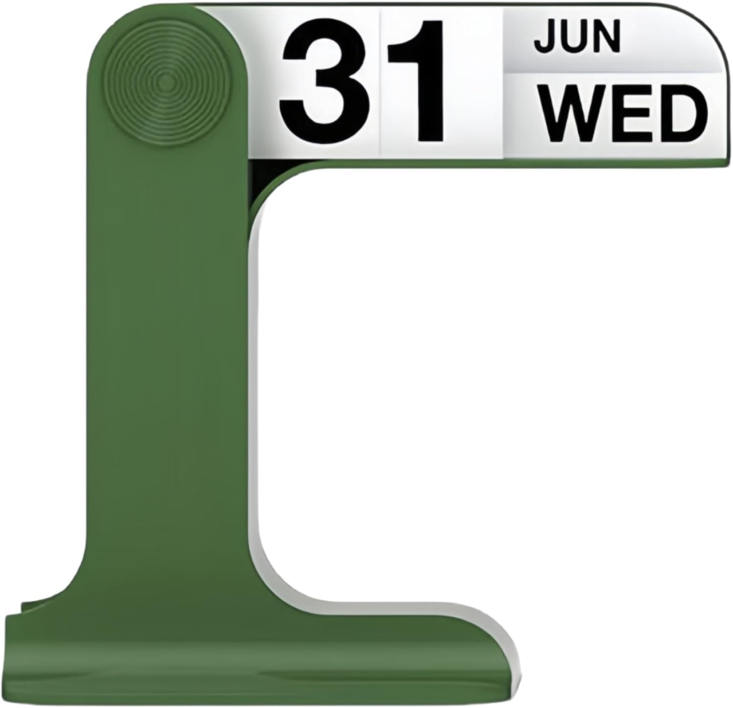 Beleda Flip Perpetual Calendar, Desk Calendar 2024-2025 For Daily Office Home Decor Desk Ornament Desk Accessories Home Office Decor Monthly Weekly Daily Desktop Perpetual Calendar (Green)