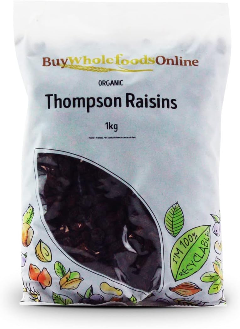 Organic Thompson Raisins 1kg (BWFO)
