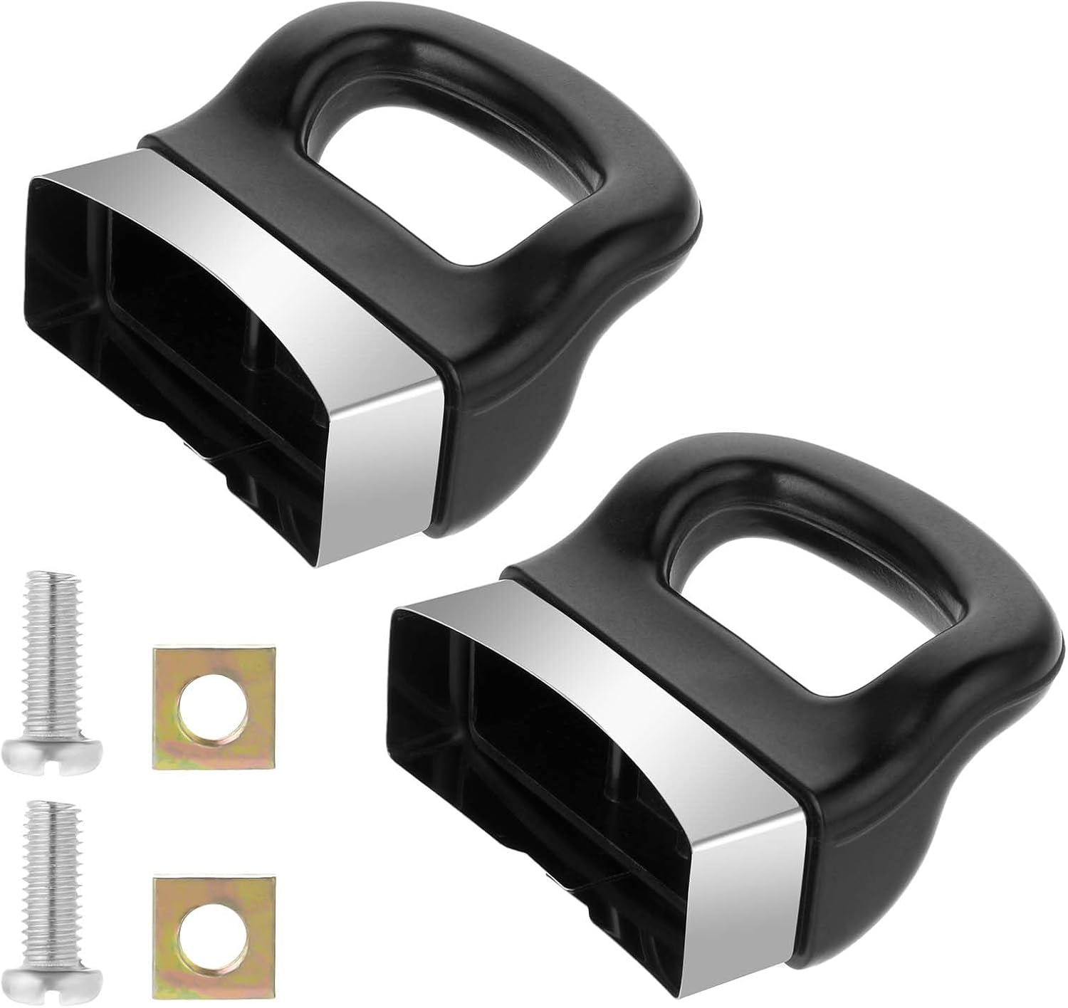 2 Pcs Pot Short Side Handles Replacement Pot Handle Side Metal Pressure Pan Handle Ear Replacement Pan Side Handle for Home Kitchen Cookware, Only for Single-Hole Cookware