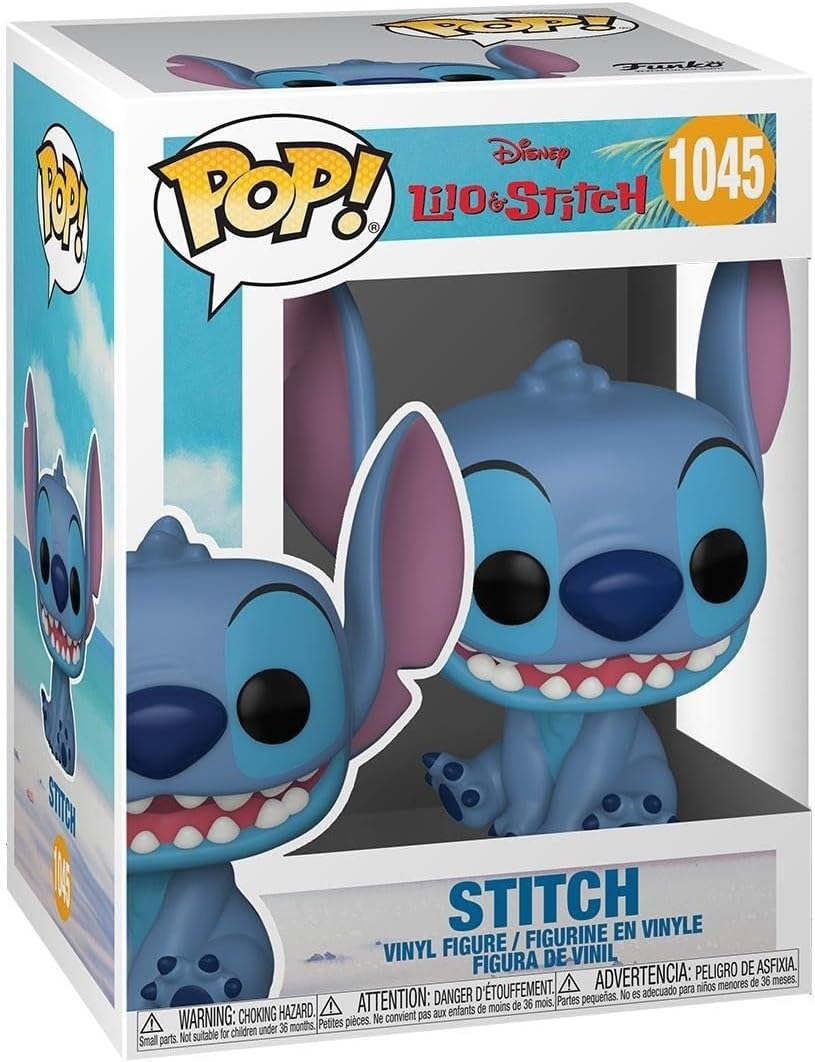 Funko Pop! Disney: Smiling Seated Stitch - Disney: Lilo & Stitch - Collectable Vinyl Figure - Gift Idea - Official Merchandise - Toys for Kids & Adults - Movies Fans - Model Figure for Collectors