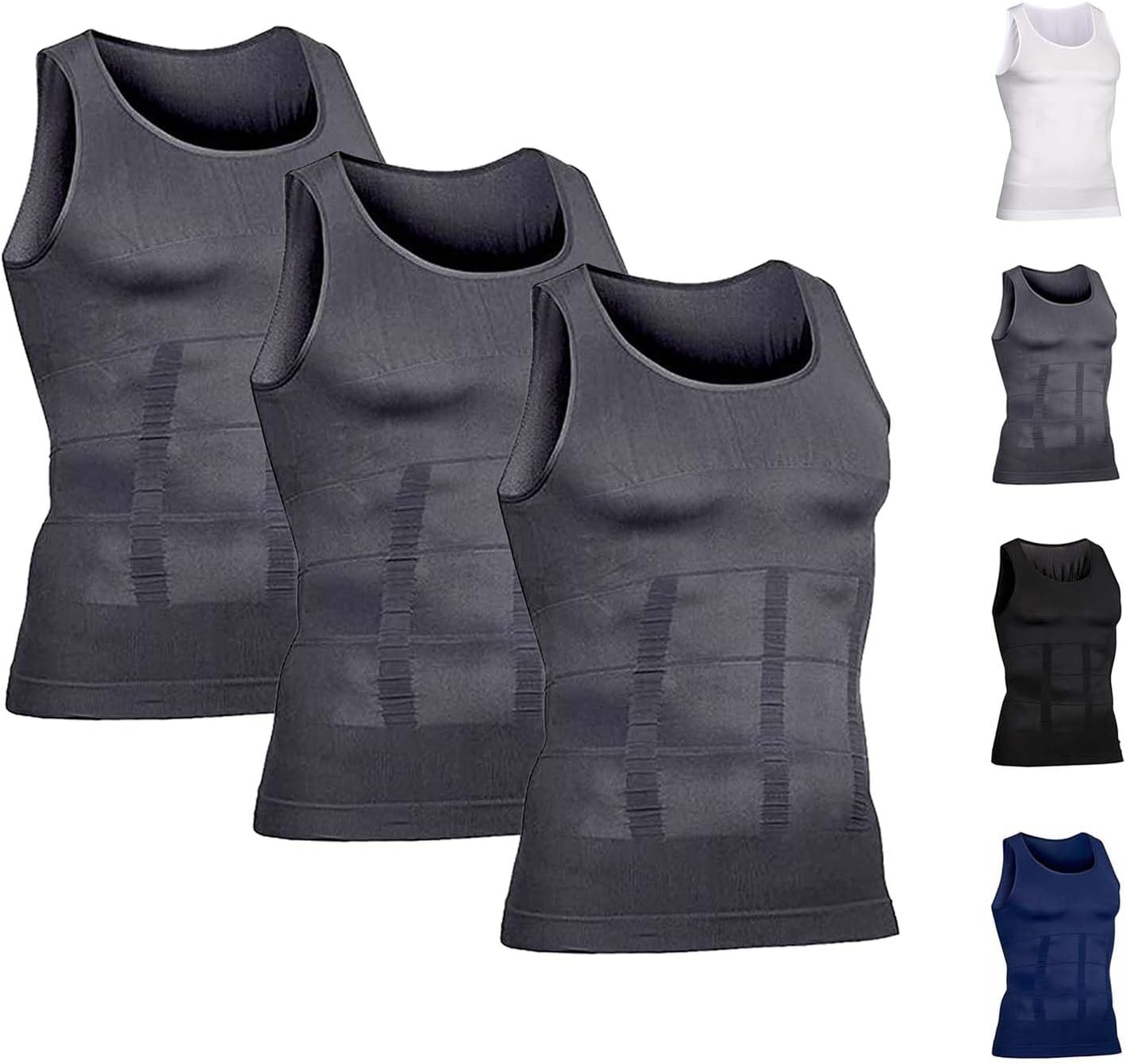 Shaperluv for Men, Shaperluv Tank 2.0 Mens, 2025 New Model Shaperluv Tank Big and Tall Men Body Shaper Vest