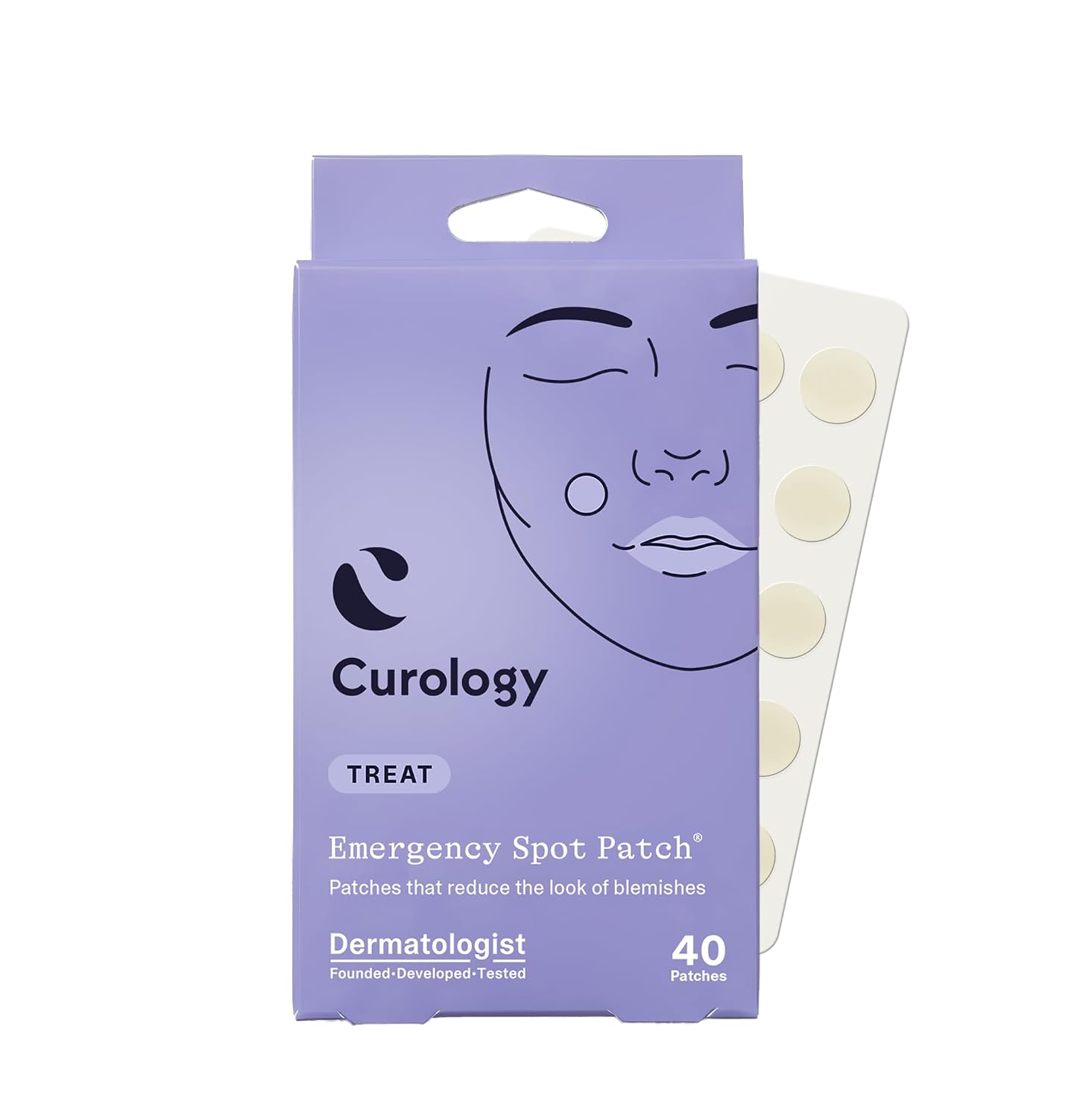Curology Clear Pimple Patches for Face, Hydrocolloid Acne Spot Stickers
