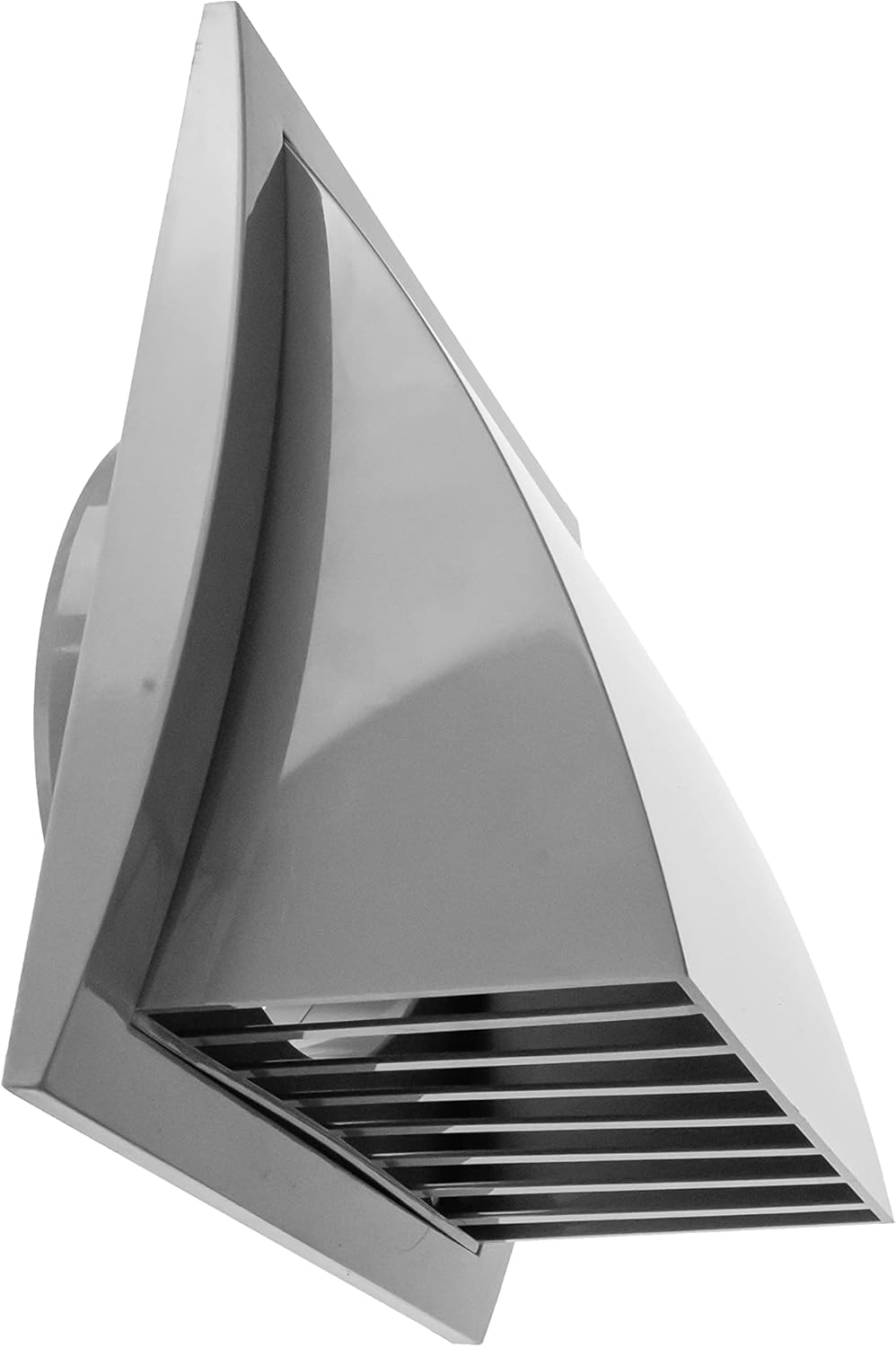 5'' Inch / 125 mm Exhaust Hood Vent with Rain Cover, Grey, Indoor and Outdoor Air Vent Cover, HVAC Exhaust Vent Duct Cover Cap