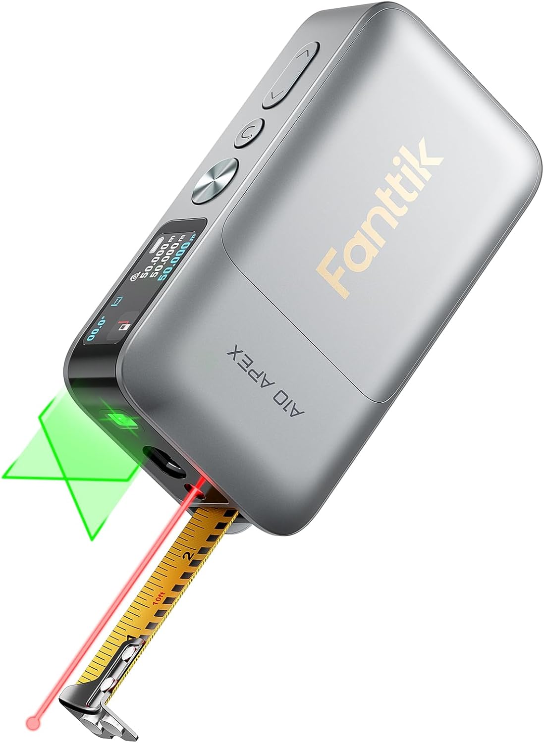 Fanttik A10 Apex 3-in-1 Digital Laser Tape Measure with Cross Line Laser