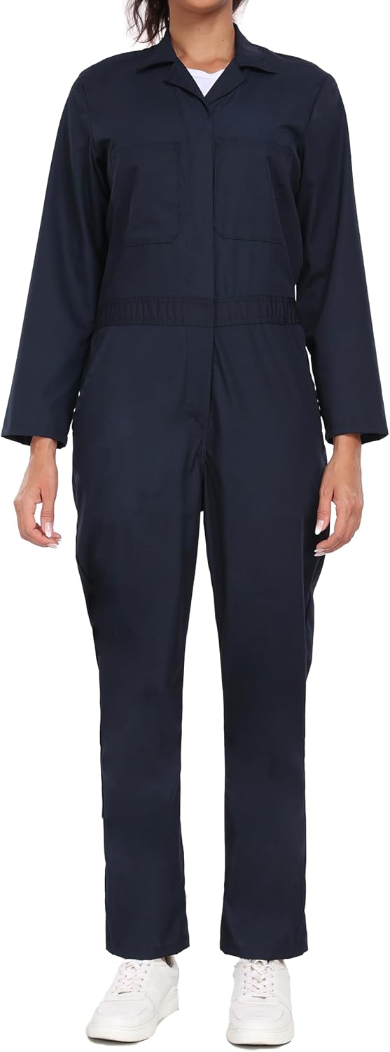 Ubon Coveralls for Women Lightweight Cotton Work Jumpsuit