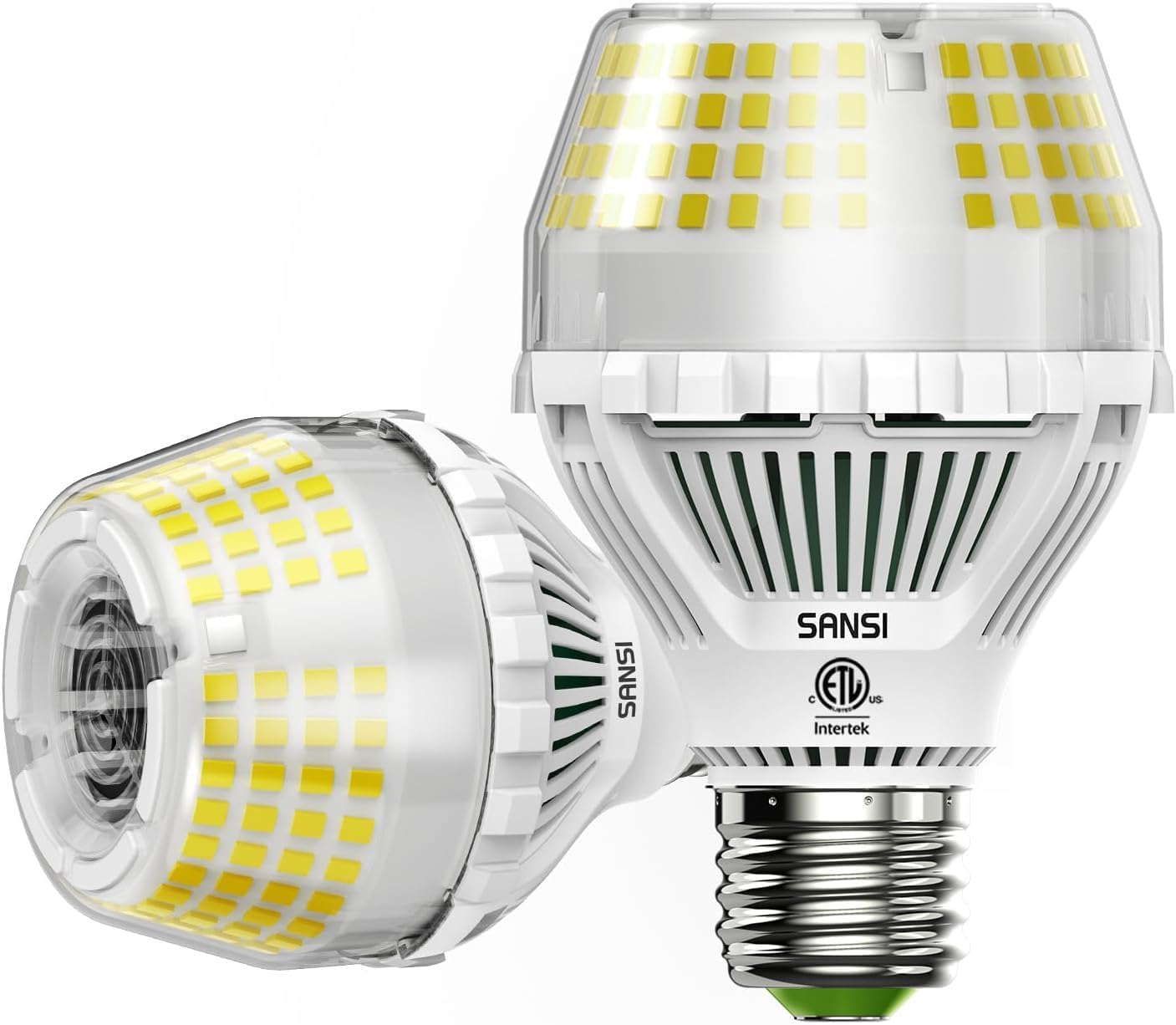 SANSI 300W Equivalent 5000 Lumens LED Light Bulb, 5000K Daylight 2-Pack