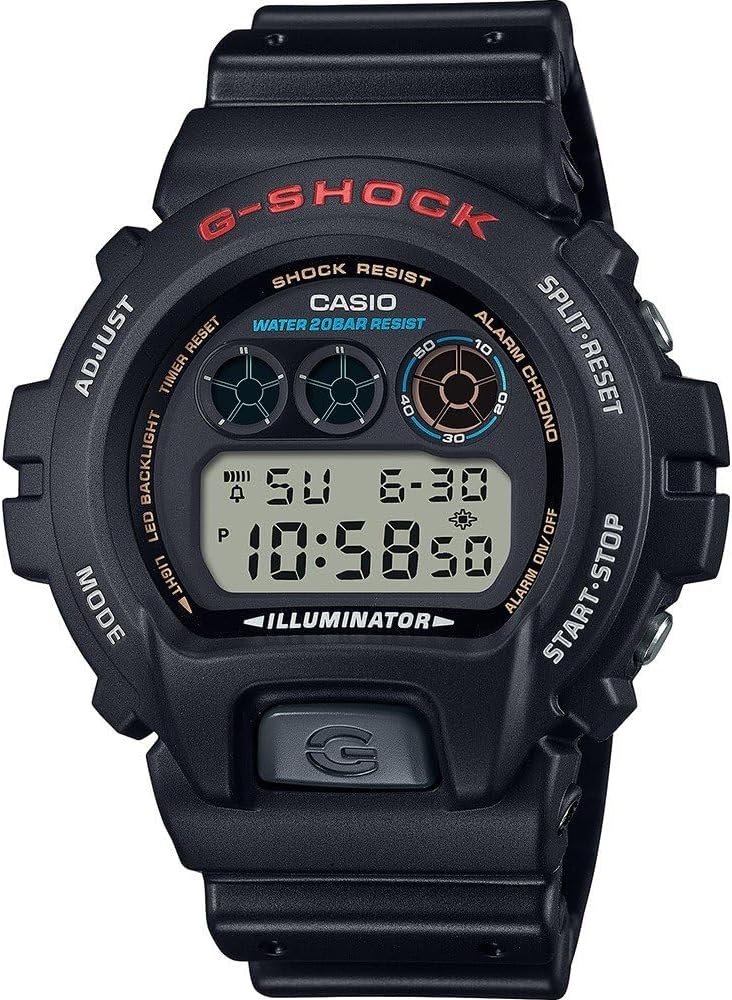 Casio Men's Digital Quartz Watch with Plastic Strap DW-6900U-1ER