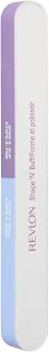 Revlon Shape 'N' Buff Nail File & Buffer, All-in-One Tool, Easy to Use (Pack of 1)