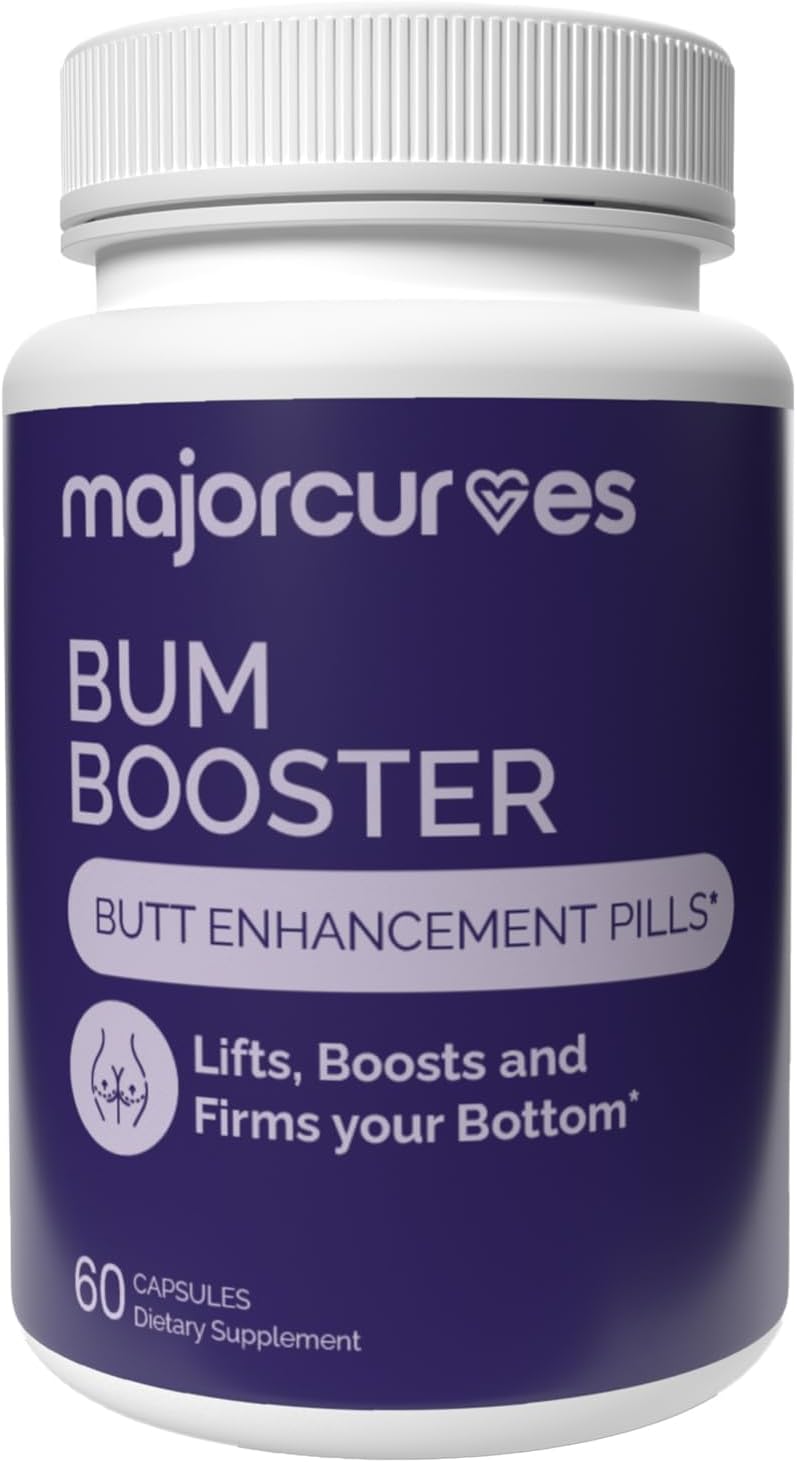 Bum Booster Pills – Butt Enhancement for Women, Booty Growth Capsules for Bigger Bum, Curvier Hips and Glutes, Natural Brazilian Butt Lift Alternative with Fenugreek and Wild Yam