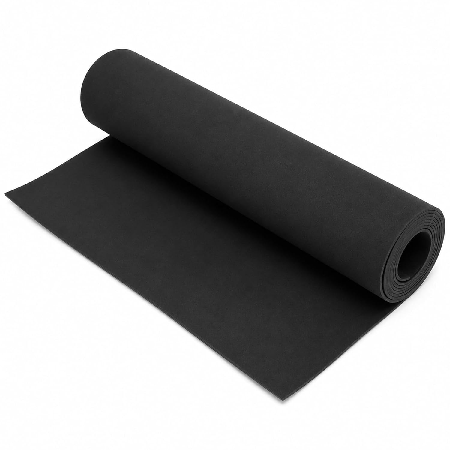 Black EVA Foam Roll - 2mm Thick Sheets for Cosplay, DIY & Crafts (160cm)