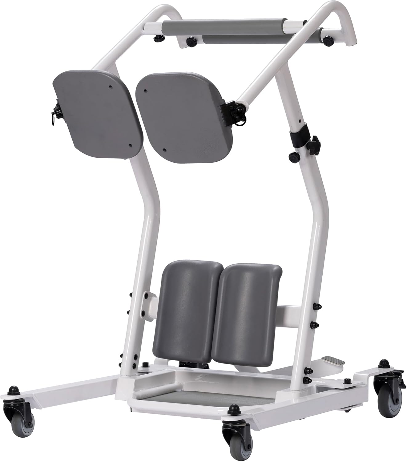 Stand Assist Patient Transport Unit, Safely Sit, Stand, Transfer & Transport, Fall Prevention Patient Transfer Lifter for Home and Facilities, Adjustable Height and Width, 400 lb Capacity.