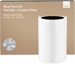 BLUEAIR Blue Pure 411 Auto, 411, 411+ Genuine Replacement Filter, Particle and Activated Carbon, fits Blue Pure 411 Auto, 411 and 411+ Air Purifiers