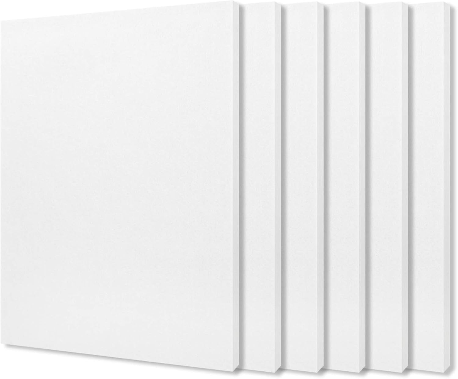 BXI Sound Absorber - 400 X 300 X 9mm 6 Pcs High Density Acoustic Absorption Panel, Sound Absorbing Panels Reduce Echo Reverb, Tackable Acoustical Felt Tiles for Ceiling and Wall Decoration