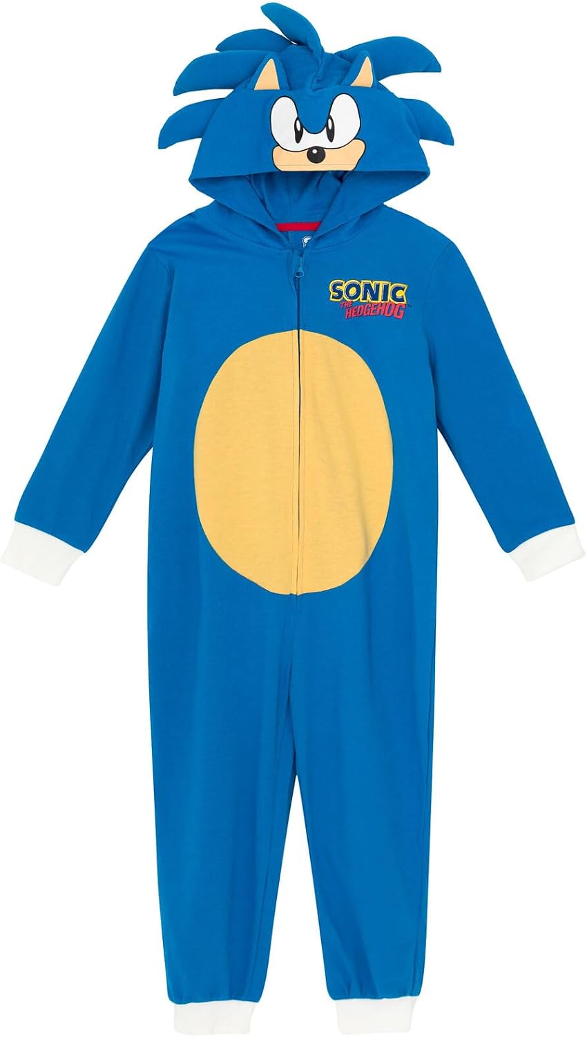 SEGA Sonic the Hedgehog Cosplay One Piece Coverall Little Kid to Big Kid