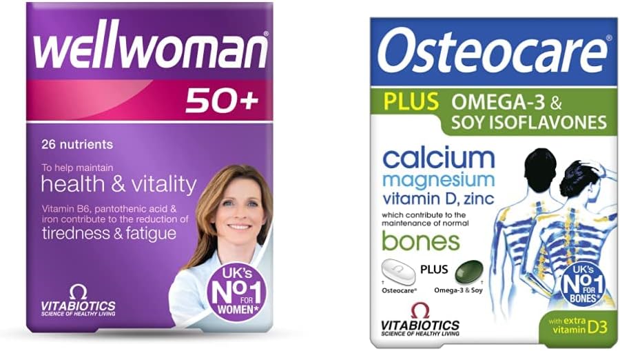Wellwoman 50+ Support Pack with Osteocare Plus Omega 3