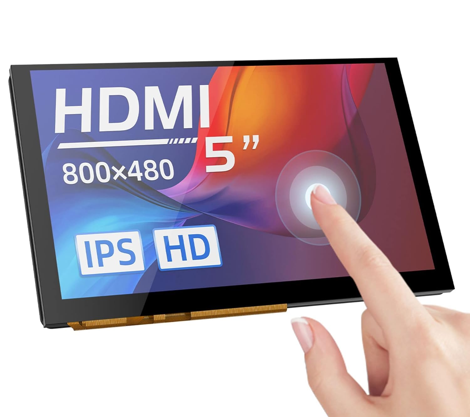 BIGTREETECH HDMI5 V1.1 for 3D Printer, Touch Screen Display 800x480, IPS 160° View Angle Monitor Compatible with Sovol-SV08 Raspberry-Pi 4B, 3B, Banana Pi, Windows 10 8 7