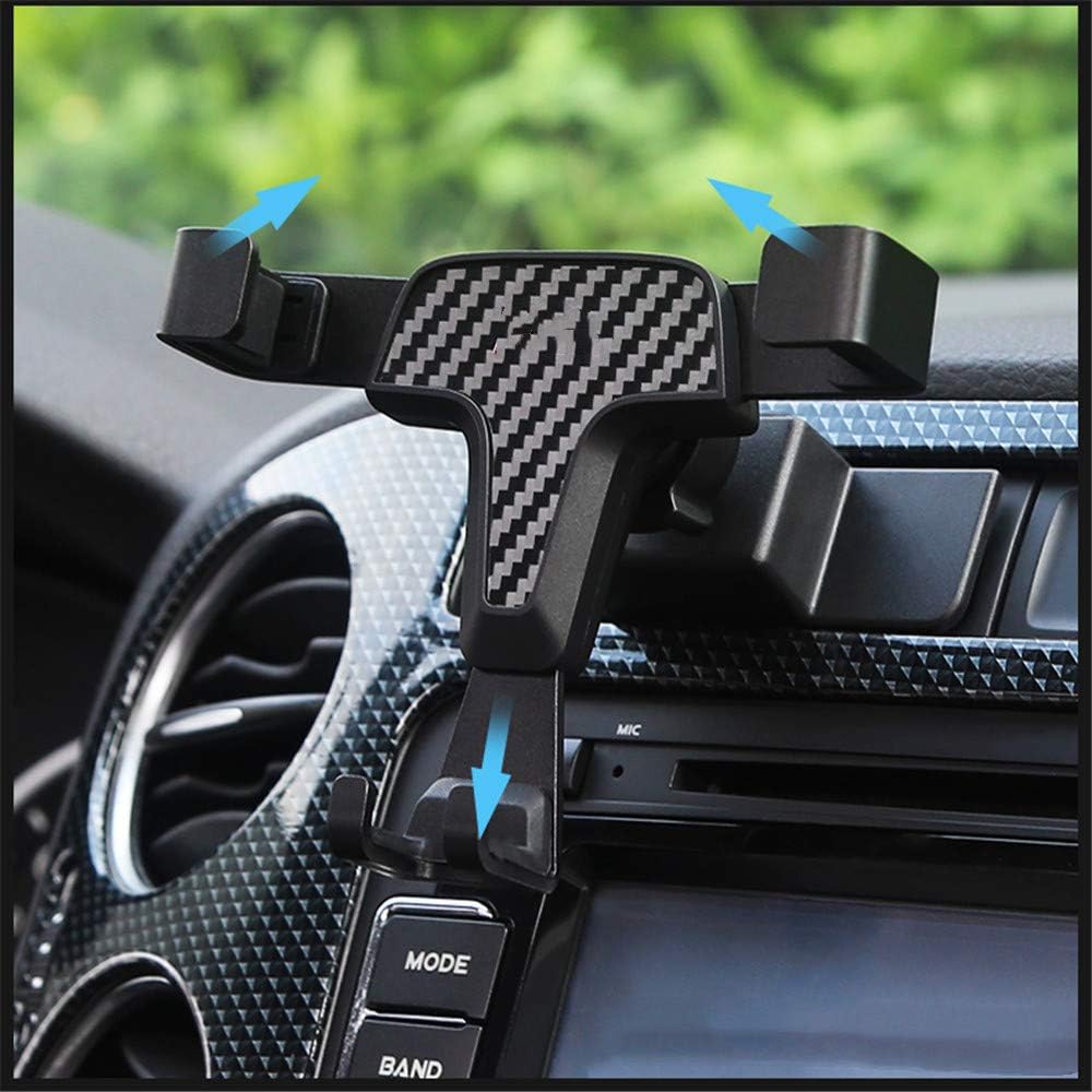 Genericss For Tiguan I 2007–2016, Polo V 6C 2014–2017, Golf Sportsvan 2016–2018 Mobile Phone Holder, Car Air Vent Holder, Car Accessories Carbon Fibre Colour