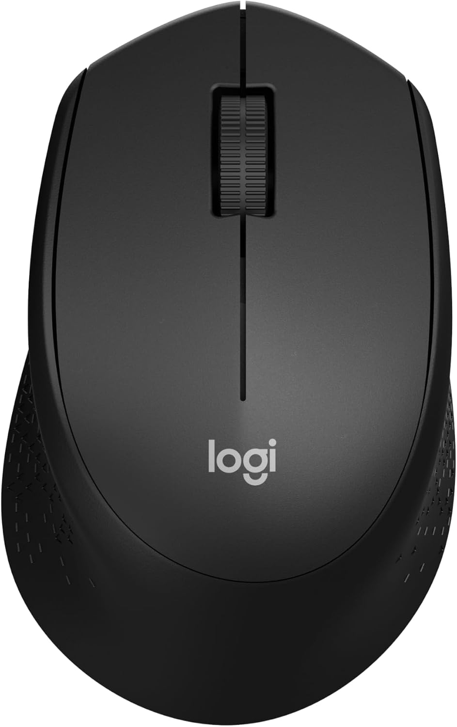 Logitech M330 SILENT PLUS Wireless Mouse, 2.4GHz with USB Nano Receiver, 1000 DPI Optical Tracking, 2-year Battery Life, Compatible with PC, Mac, Laptop, Chromebook - Black