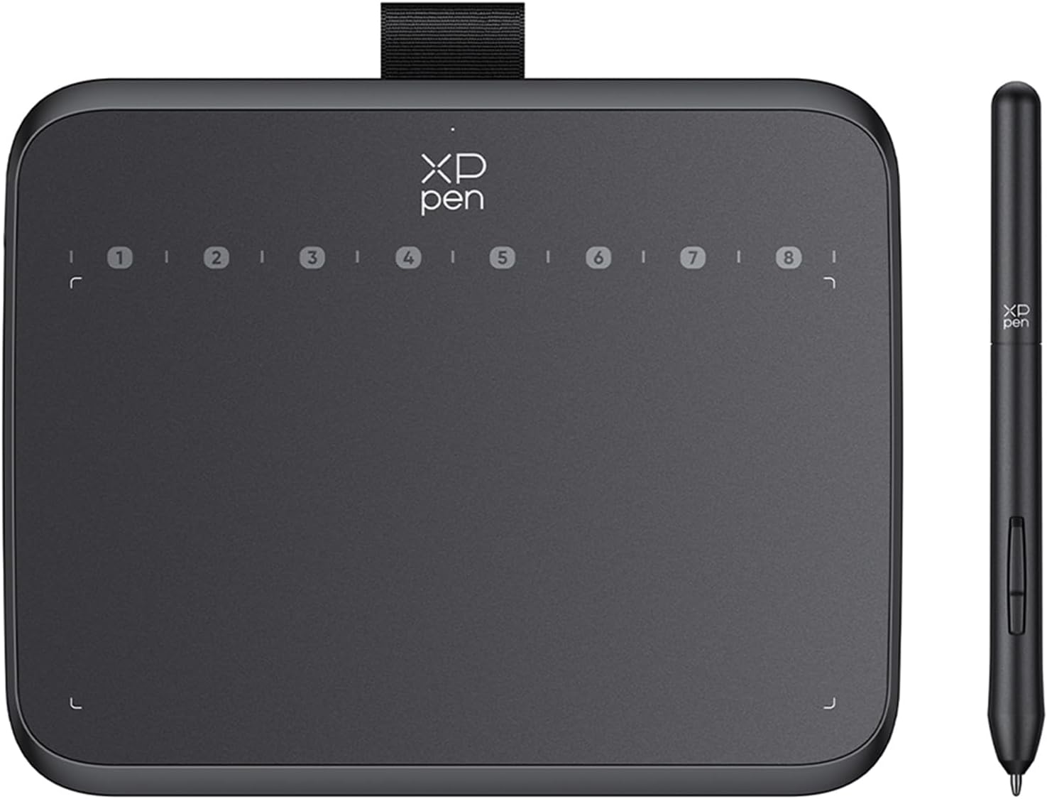 XPPen Deco 640 Drawing Tablet with 16K Pressure Levels, Portable Digital Art Pad with 8 Shortcut Keys for OSU!, Graphics Design, Distance Education, Signing, Works with Windows, macOS and Android
