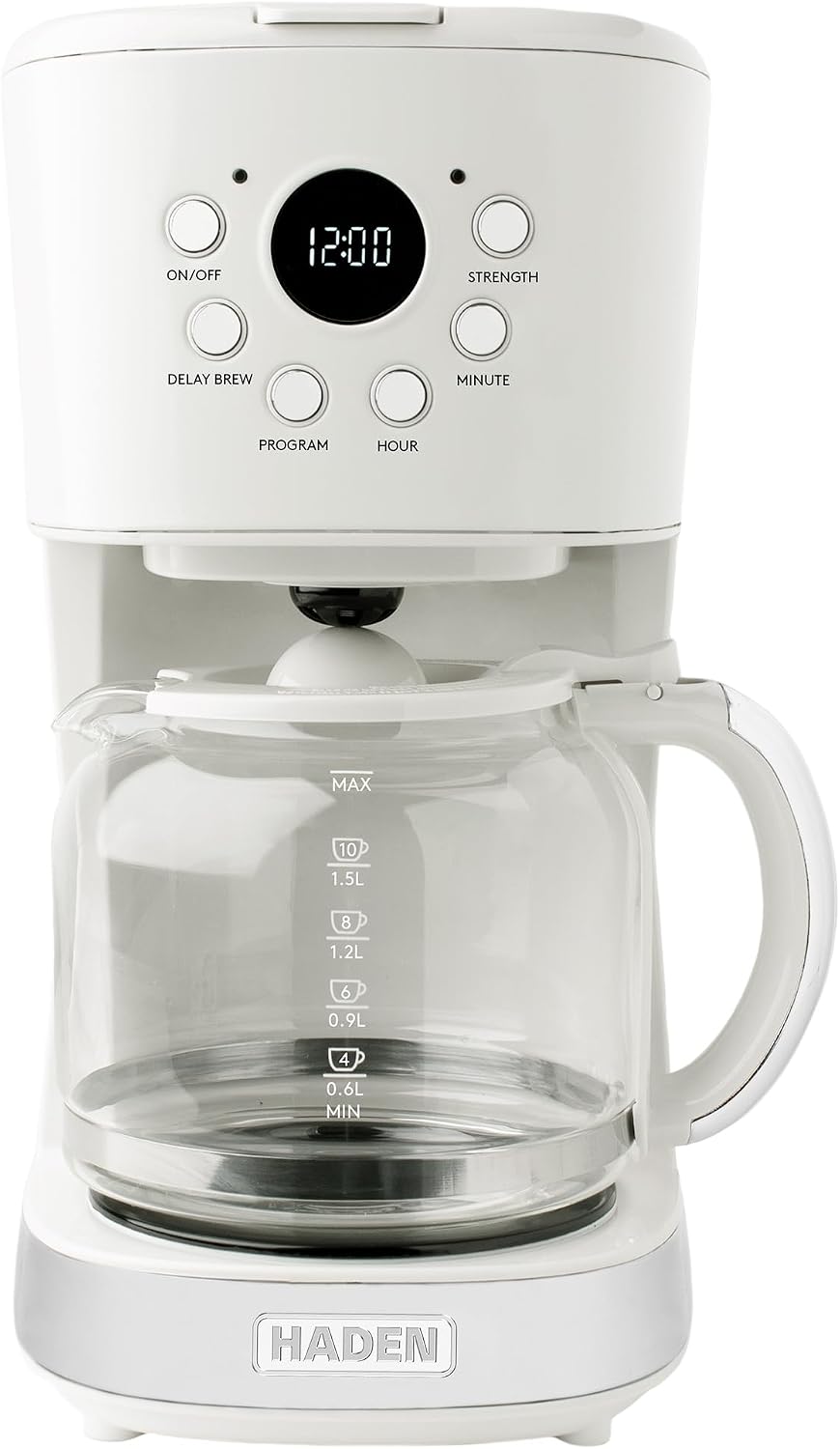 HADEN Coffee Machine, 12 Cup Programmable Drip Coffee Maker