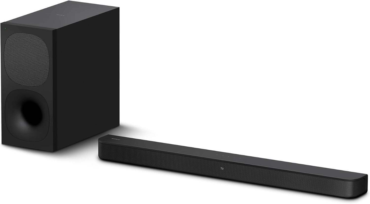 Sony HT-S400 2.1ch Soundbar with Powerful Wireless subwoofer, S-Force PRO Front Surround Sound, and Dolby Digital, Black | Dolby Digital, X-Balanced Speaker Unit, S-Force PRO Front Surround Sound, Bluetooth, Easy One-Cable Setup, OLED Display