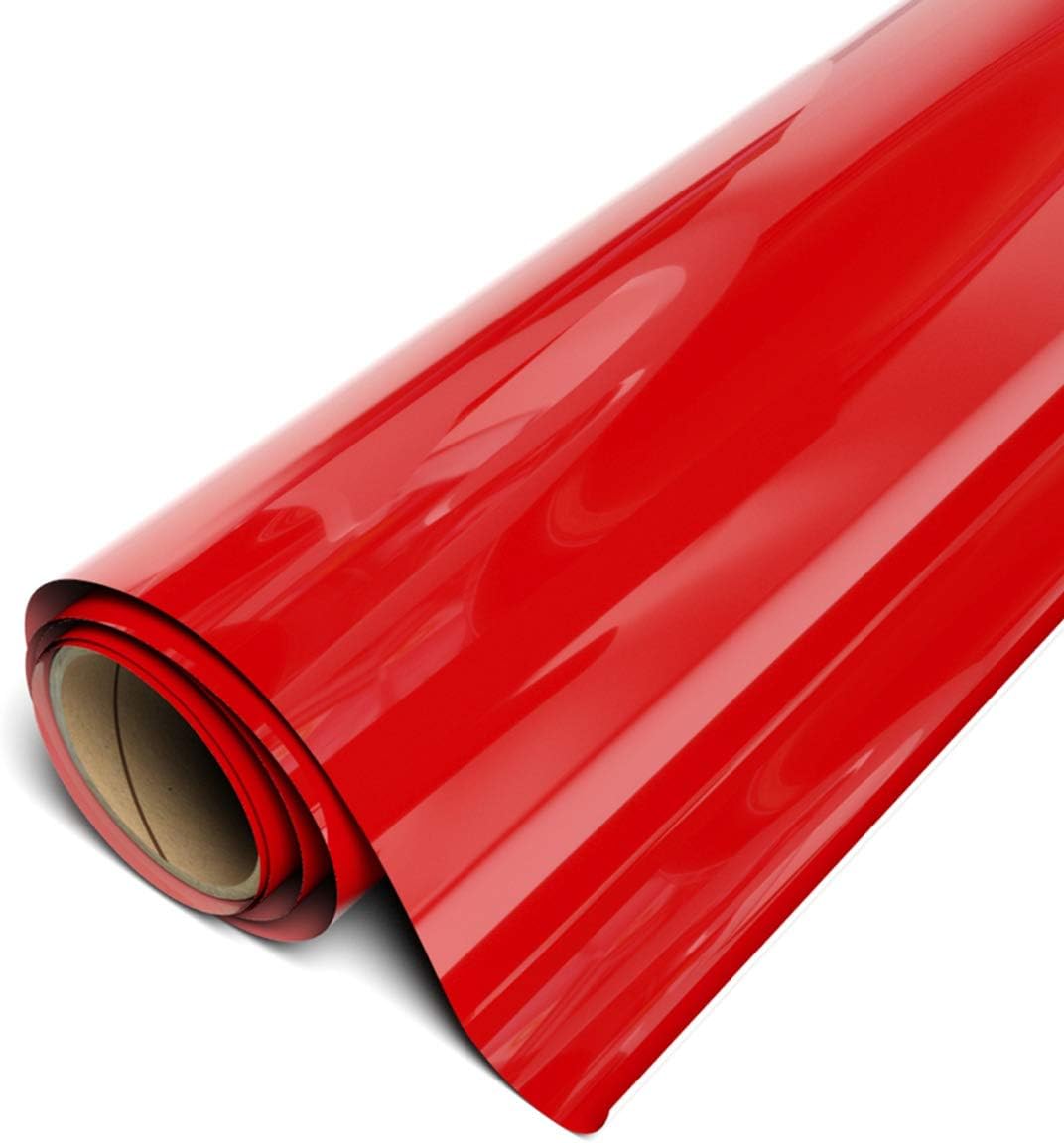 Siser EasyWeed Heat Transfer Vinyl 11.8" x 5ft Roll (Red) - - Compatible, Cricut, Silhouette and Other Craft/Professional Cutters - CPSIA Certified