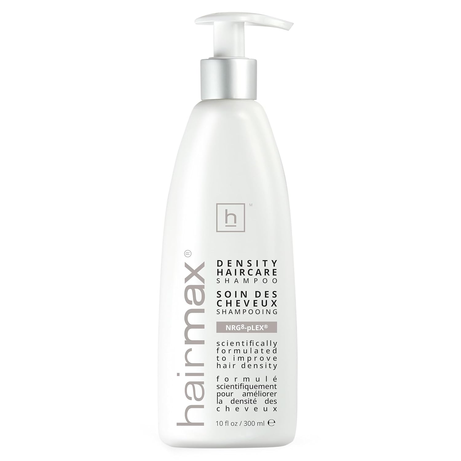 Hairmax Density Shampoo for Thinning Hair Cleanses and Exfoliates For Men & Women 10 fl oz /300 ml