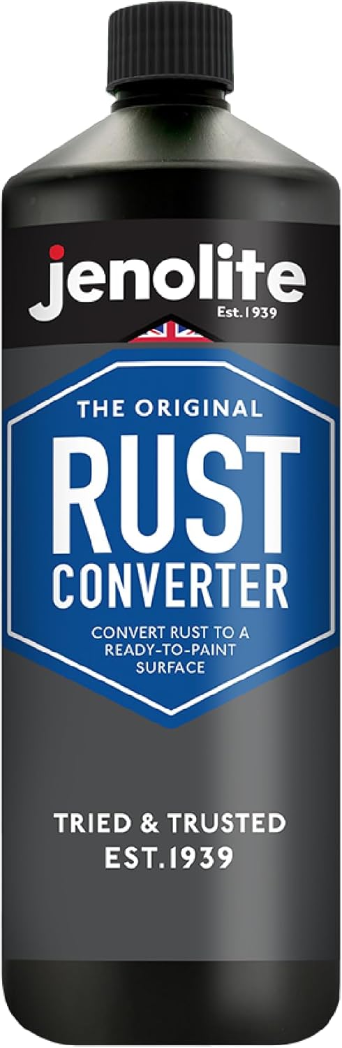 JENOLITE Rust Converter Liquid | 1 Litre | Corrosion Inhibitor & Metal Treatment | Surface Remedy & Remover for Cars | Converts Rust into a Stable, Primed & Ready-to-Paint Surface