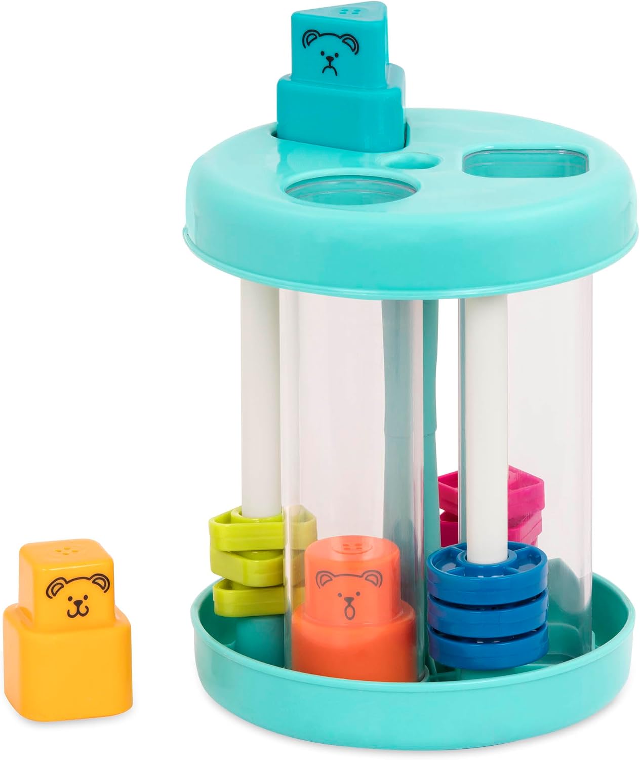 Battat – Shape Sorter – Colorful Sorting Toy – 3 Shapes & Sounds – Educational & Developmental Toy for Toddlers – 18 Months + – Shapes and Sound Sorter