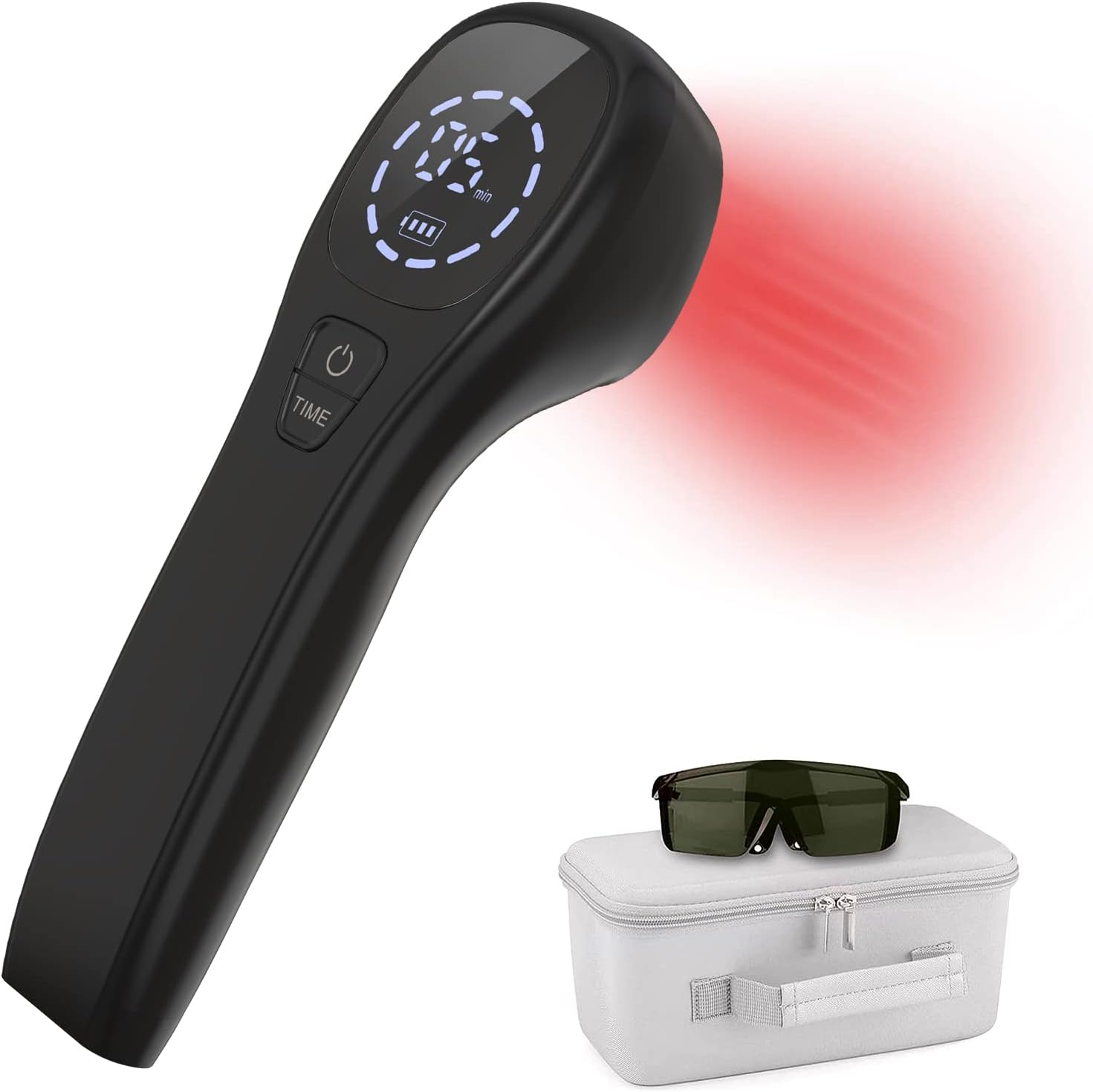 iKeener Red Light Therapy Device,Handheld Cold Laser Therapy Device,Infrared Light Therapy Pain Relief Device for Joint and Muscle,Knee,Shoulder,Back,Neck (Black)