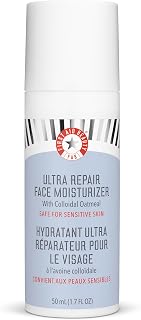 First Aid Beauty Ultra Repair Face Moisturizer – Lightweight, Hydrating Face Lotion for All Skin Types, 1.7 Oz