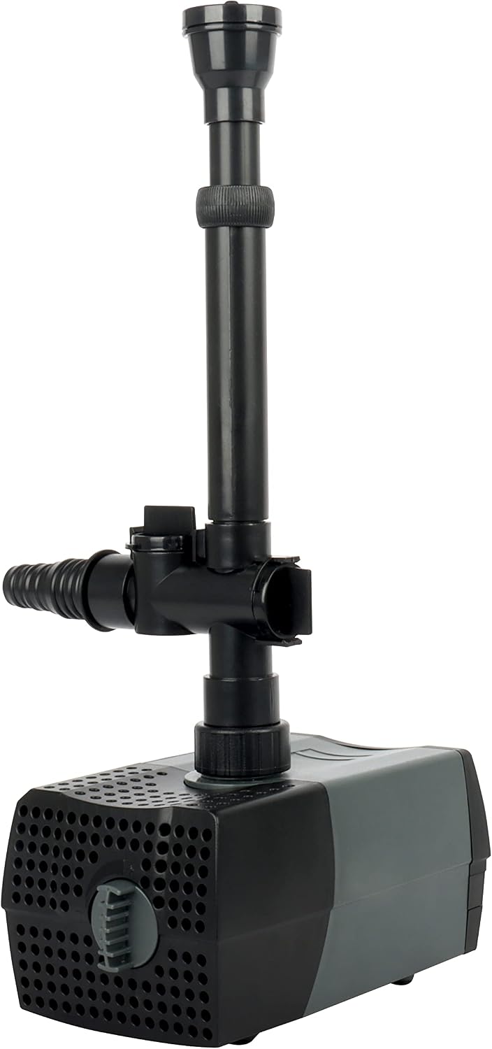 OYO WATER 1300GPH Pond Pumps Submersible Outdoor Water Fountain Pump with Fountain Kits for Small Ponds HSUP-5000F