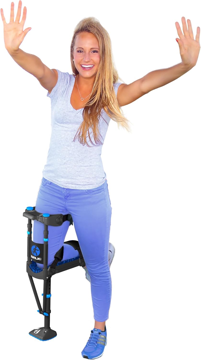 iWALK3.0 – The Original Hands Free Knee Crutch - Alternative to Crutches and Knee Scooters - iWALK Replaces Crutches for Adults - Peg Leg Crutch For Lower Leg Injuries - See All Qualifications for Use