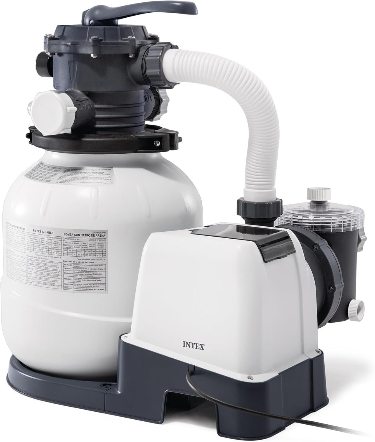 INTEX Krystal Clear 2,100 GPH Sand Filter Pump for Above Ground Pools
