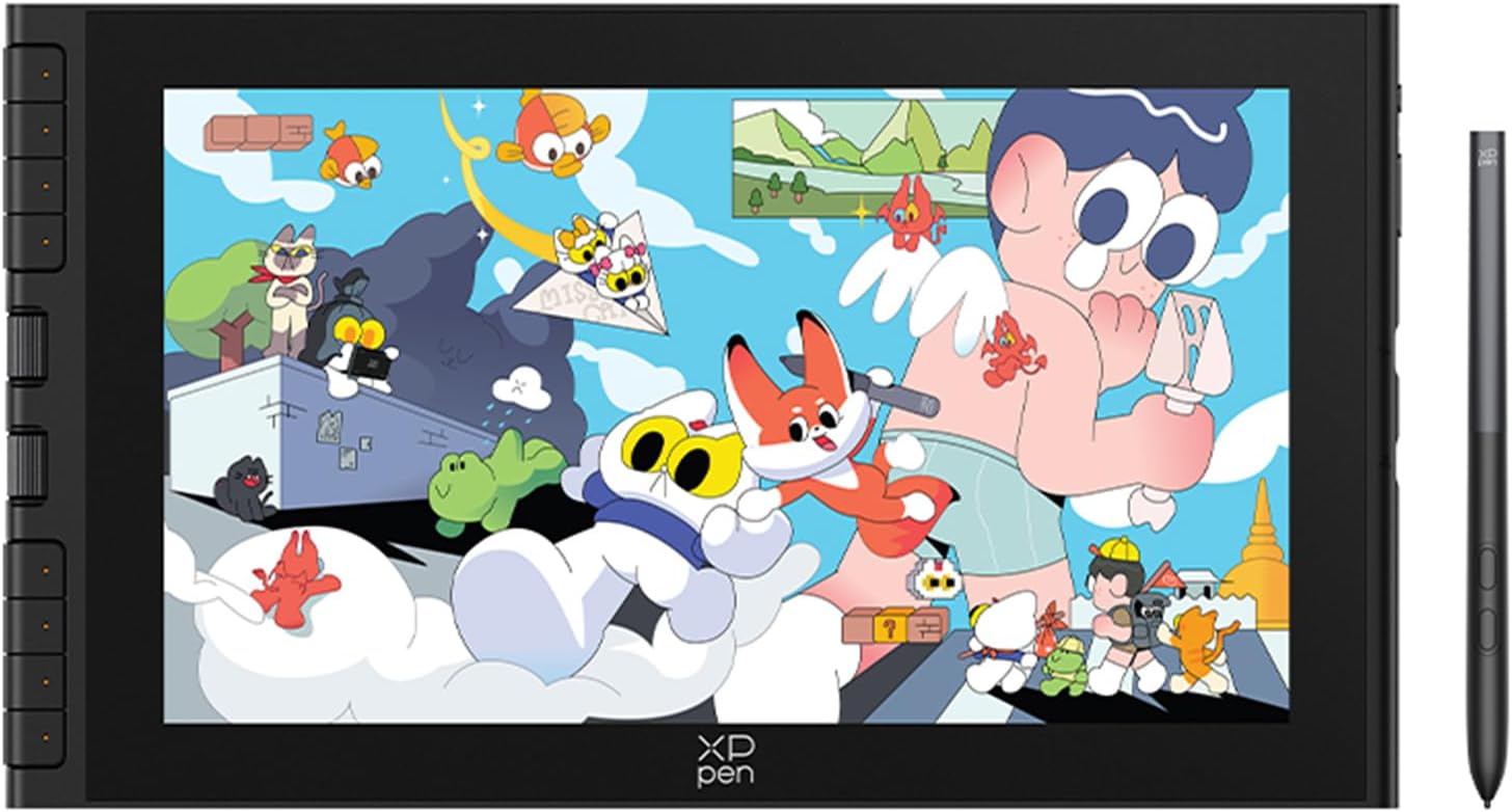 XPPen Artist 12 3rd Drawing Tablet with 11.9" FHD Screen & 16K Pen Pressure