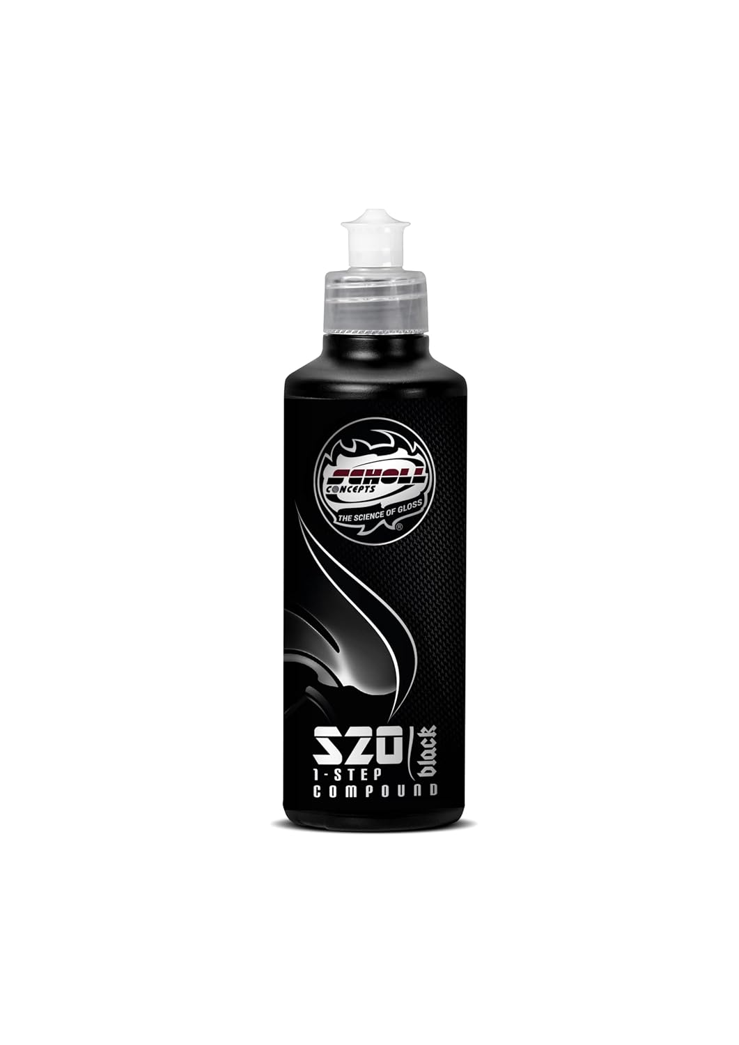 SCHOLL Concepts S20 Black Real 1-Step Paste | 250 g | High Performance Abrasive Paste | Extremely Wide Performance Range | Superior Shine Properties