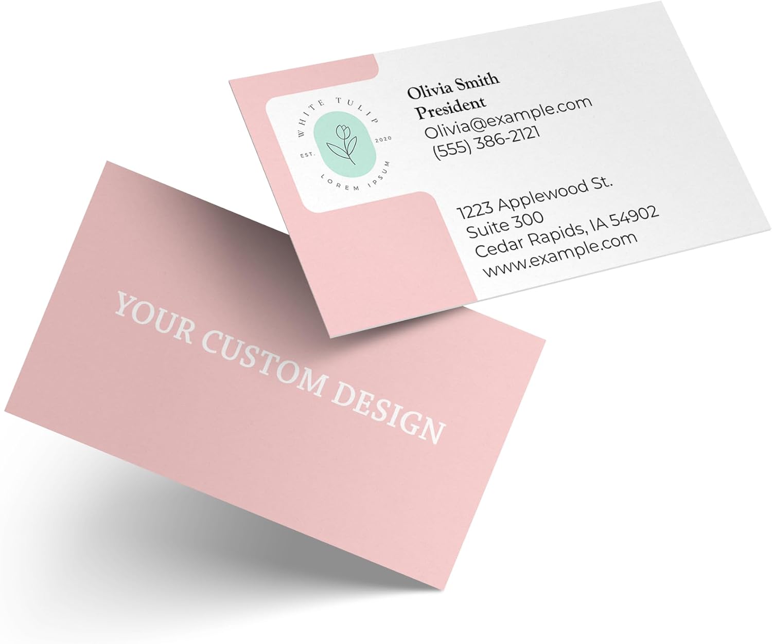 Custom Business Cards with Your Logo - 3.5" x 2" - Made in the USA (50-1,000 Cards)