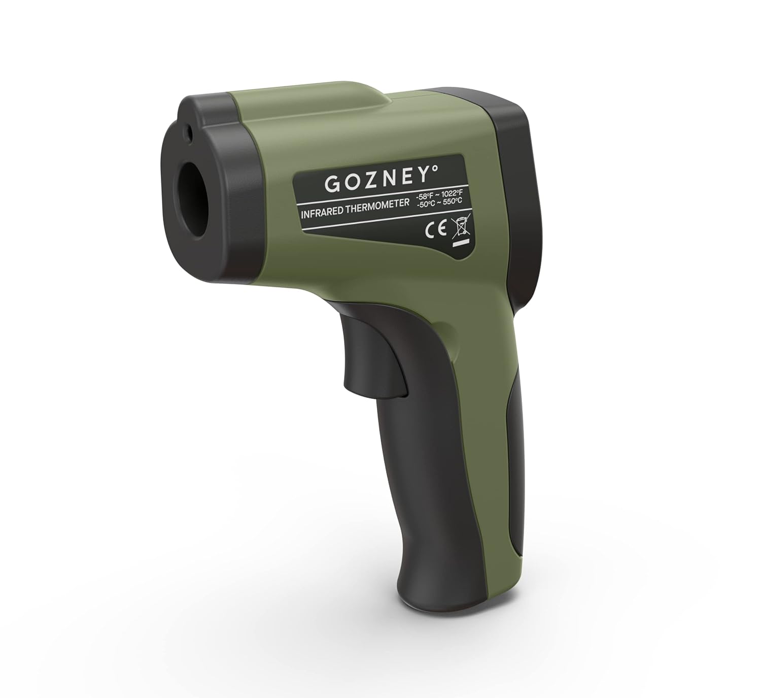 Gozney Infrared Thermometer - Built-In Laser Thermometer with LED Screen - 9V Battery Included - Celsius and Fahrenheit - Pizza Oven Accessories