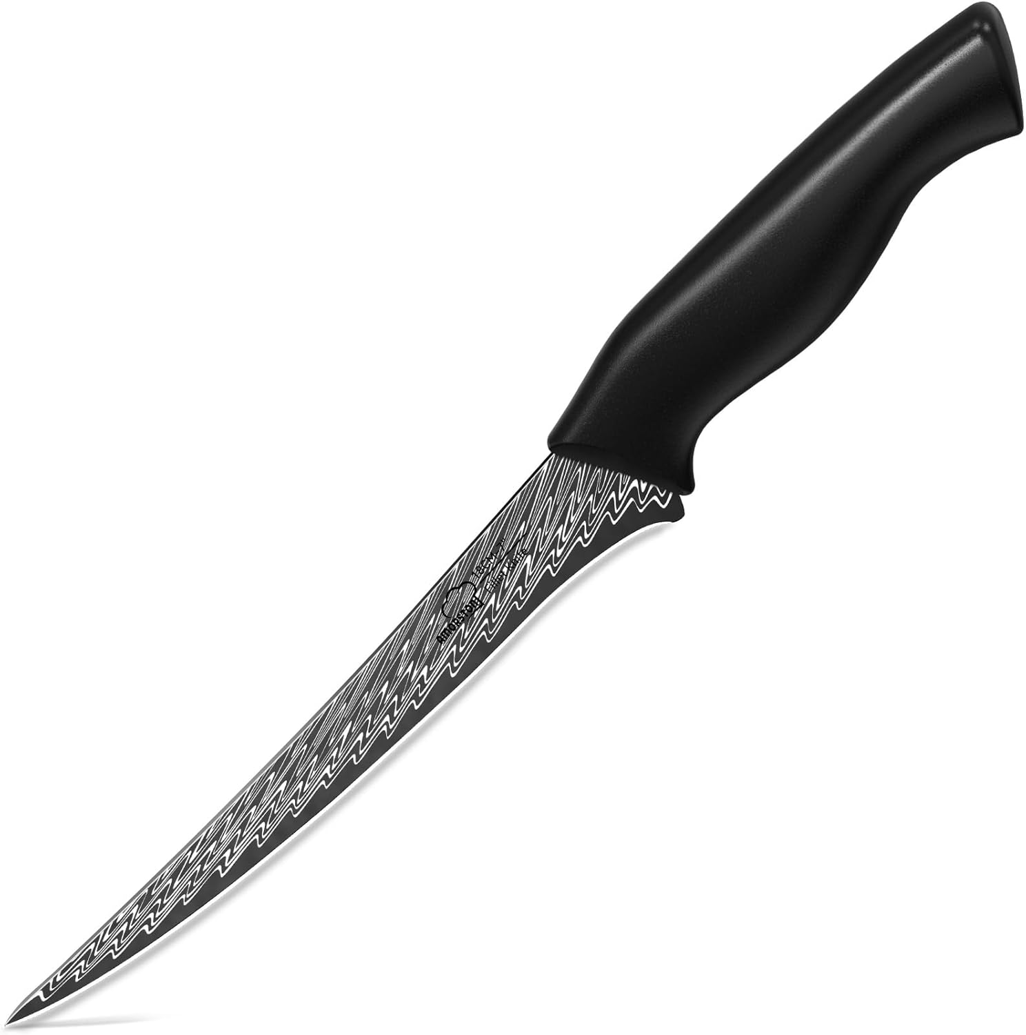 7" Fish Fillet Knife, German Stainless Steel Filet & Boning Knife, Dishwasher Safe