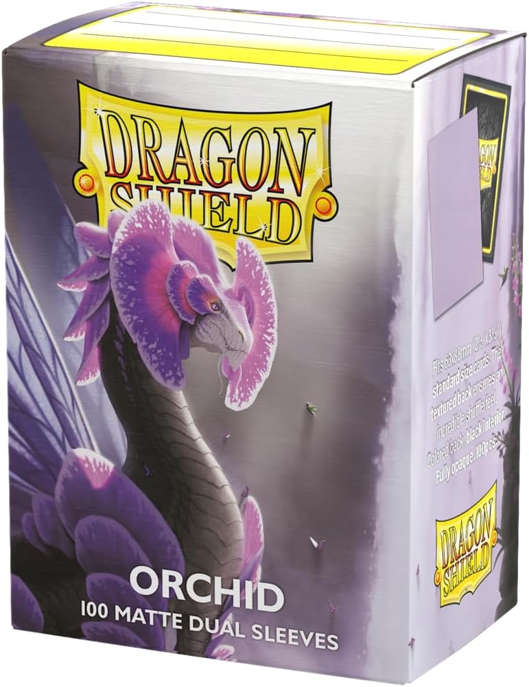 Dragon Shield AT-15041 Standard Size Dual Matte Orchid (100 Sleeves)