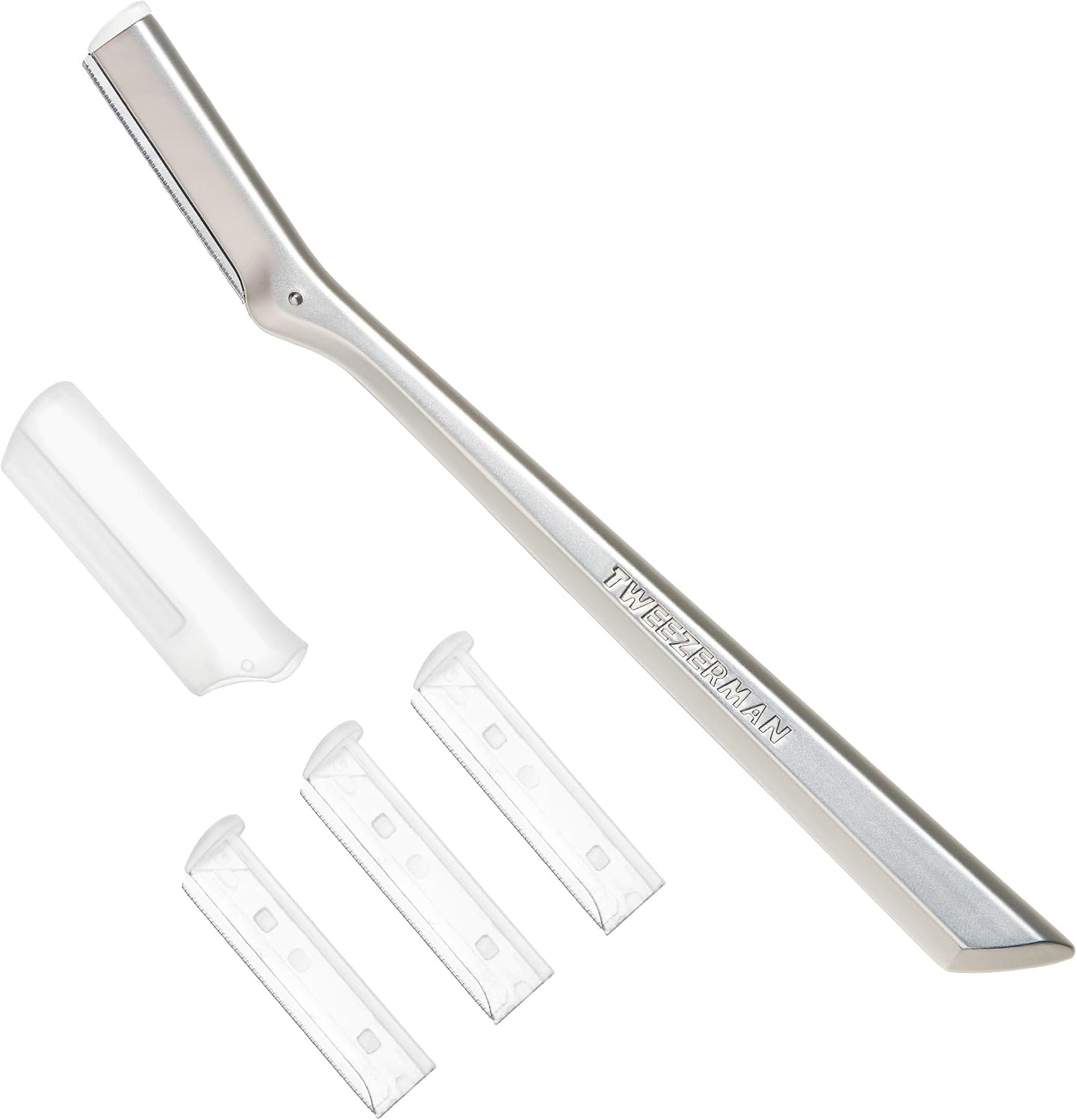 Tweezerman Dermaplaning Facial Razor with 3 Spare Blades Included