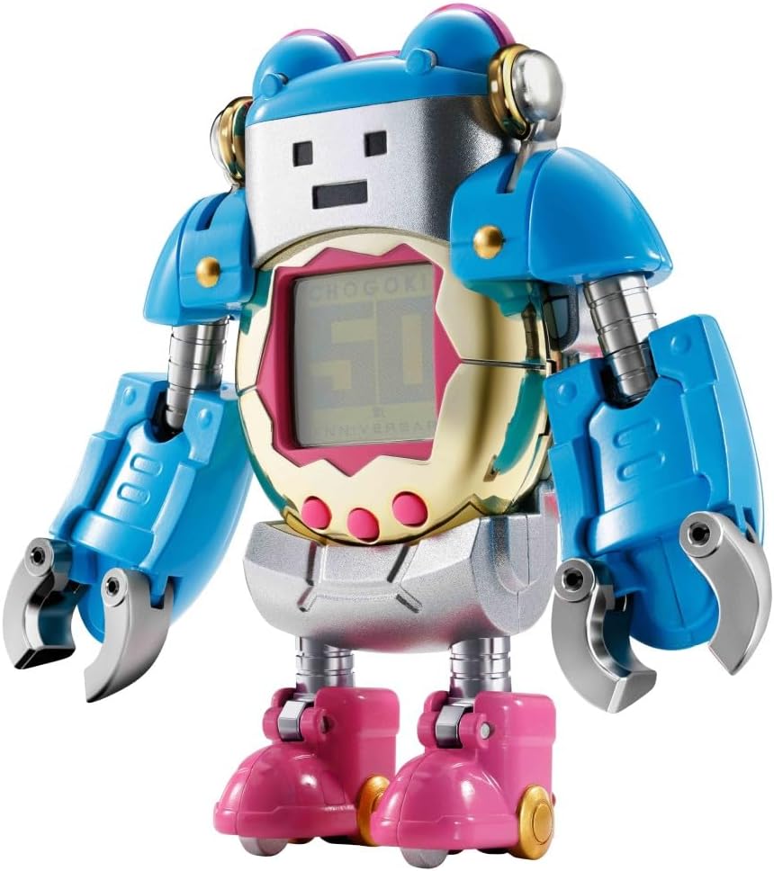 TAMASHII NATIONS - Tamagotchi - Tamagotchi Robot Chogokin Figure - CHOGOKIN 30th Anniversary (Includes Exclusive CHOGOKIN 30th Anniversary Tamagotchi)